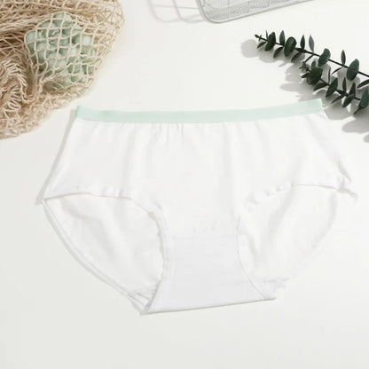 3Pcs/Set Women's Seamless Cotton Briefs Women Panties Solid Color Breathable Underwear Female Low Waist Soft Lingerie S-XXL.