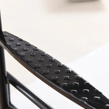 Etagenbett aus Metall, 90 x 200 cm, Etagenbett mit ausklappbarem Bett, erweiterbar auf zwei Einzelbetten oder Erwachsenenbetten, Schwarz