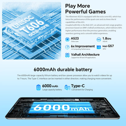 Teclast P30T Case 10-Inch Android Tablet 15 Max 12Gb Ram 128Gb Rom T606 8-Core All-In-One Keyboard/Case/Mouse/Stylus/Headphone/Stand.