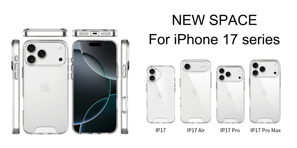 Clear Case For iPhone 17 16 Pro Max 17 Air Case 16 15 14 13 12 11 Pro Max Case For Magsafe for iPhone16 Plus Luxury Cover Cases.