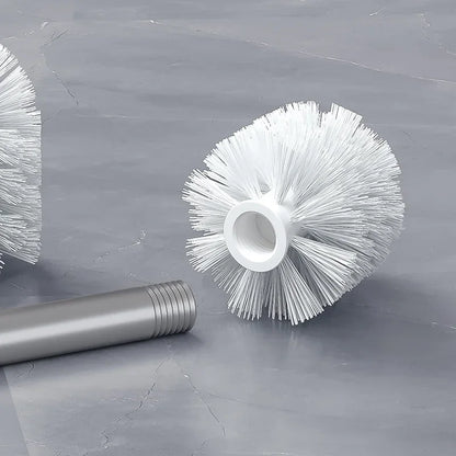 1 Stück weiße und schwarze Kopf Ersatz-Toiletten bürste-ideal für die Reinigung von Hygiene werkzeugen für die Badezimmer reinigung