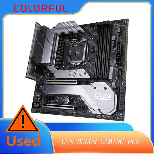 Colorful CVN B560M GAMING PRO V20 11th Gen Intel Core Processors DP+HDMI ports 4 DIMMs 2 M.2 slot Gaming Motherboard.