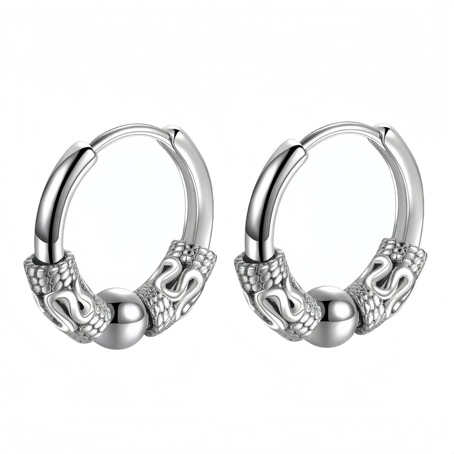 Long Hanging Crosses Leaves Pendants Hoops Woman Earrings Man Vintage Stainless steel Hip Hop Ear Piercing Jewelry Accessories.