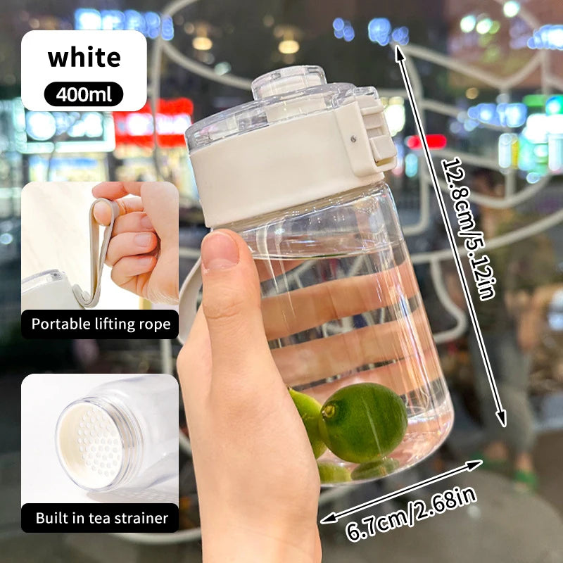 400/600/800ML Large Capacity Sports Water Bottle Leak Proof Plastic Cup Drinking Outdoor Travel Portable Gym Fitness Jugs.