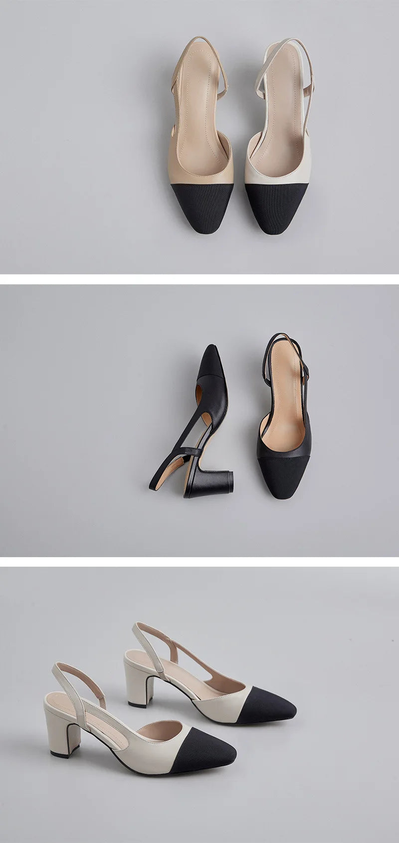 Plus Size New Summer Party Thick Heel Genuine Leather Sandals 6.5 cm High Heel Women Shoes.