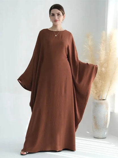 Ramadan Eid Baumwolle Leinen Khimar Abaya Set Dubai Muslim Sets Hijab Kleid Kaftan Abayas Kaftan Marocain Femme Vestidos Para Mujer