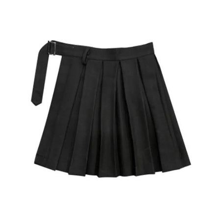 Female Punk Skirt Gothic Style Plaid Irregular Skirts Women Asymmetrical High Waist Pleated Mini Skirts sexy skirt for sex.