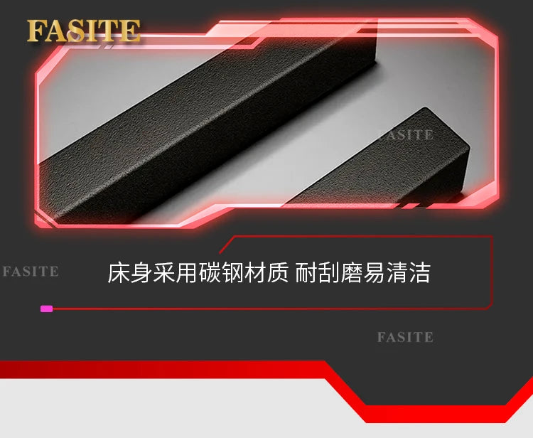 Premium E-Sport-Etagenbett aus Eisen, Hotel, Apartment, Schule, Schlafsaal, Bett, schwarzer Rahmen, Hochbett für Erwachsene, Camas, Schlafzimmermöbel