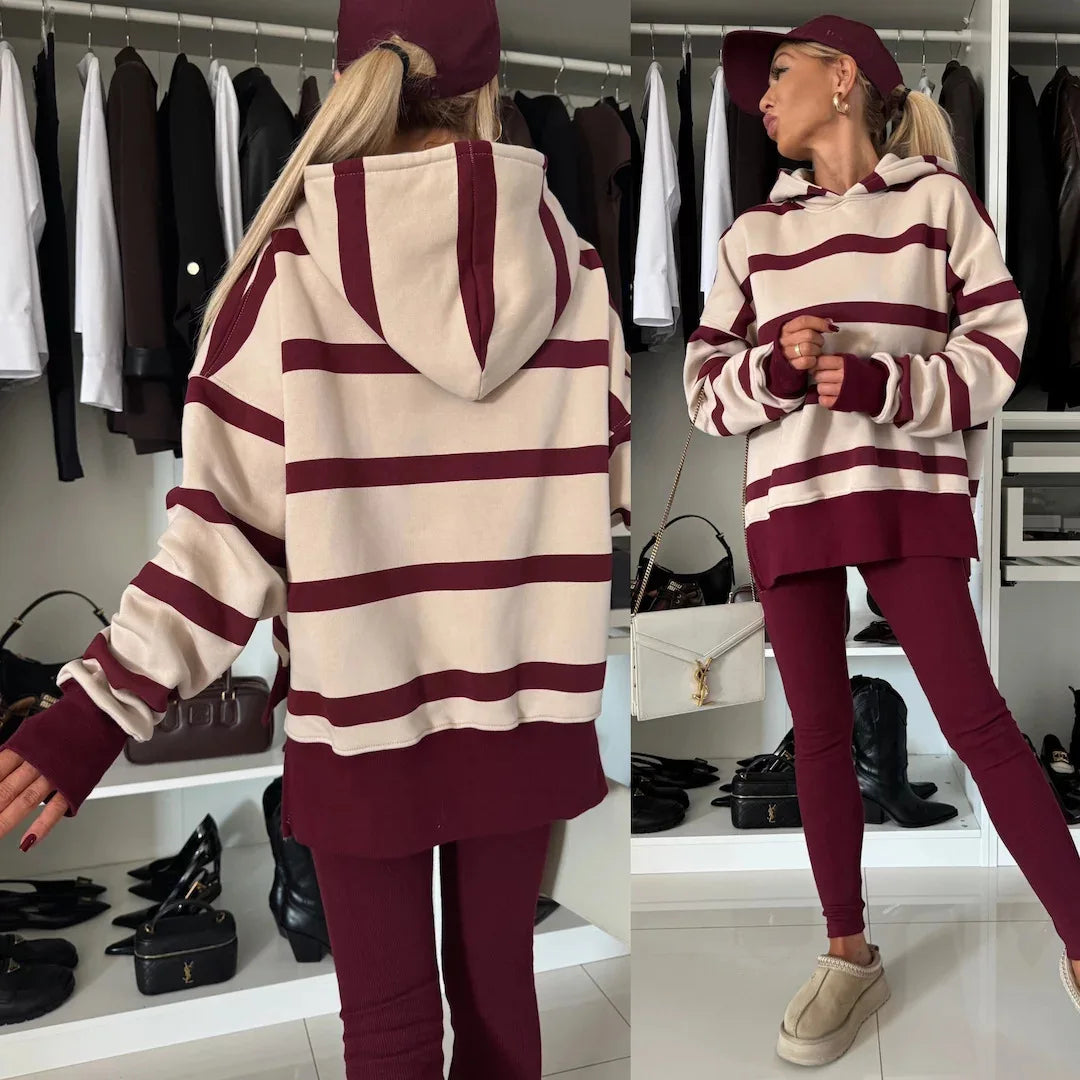 Women 2 Piece Set Hoddies Tracksuit Hooded Top & Pants Set Sweatshirts Suit Trouser Outfits Spring Jogging Sport Y2k Streetwear.