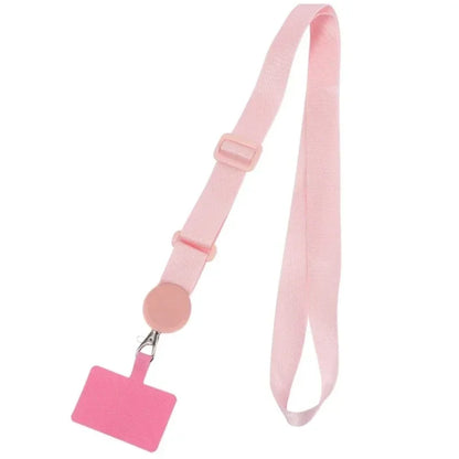 Long Crossbody Phone Lanyard Adjustable Neck Strap Wide Cloth Neckband Strap Rope Hanging Anti-Lost Phone Lanyard.