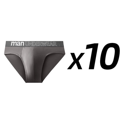 10 Teile/los Herren Slips Unterwäsche Brief Bequeme Höschen Shorts Sexy Boxershorts Geschenke für Mann Unterhosen