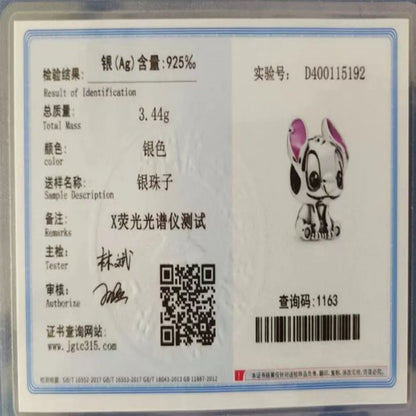 100% 925 sterling silver Disney 100th anniversary charm beads suitable for original DlY bracelet, women's fashion gift.