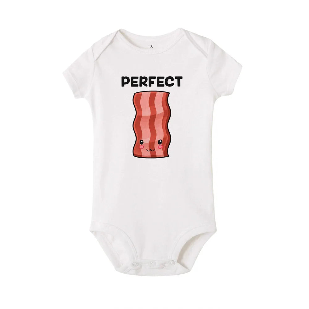 Perfect Together Twin Babykleidung Lustige Zwillings-Outfits Strampler Junge Mädchen Duschgeschenk Sommer Kurzarm-Bodys Bruder/Schwester.