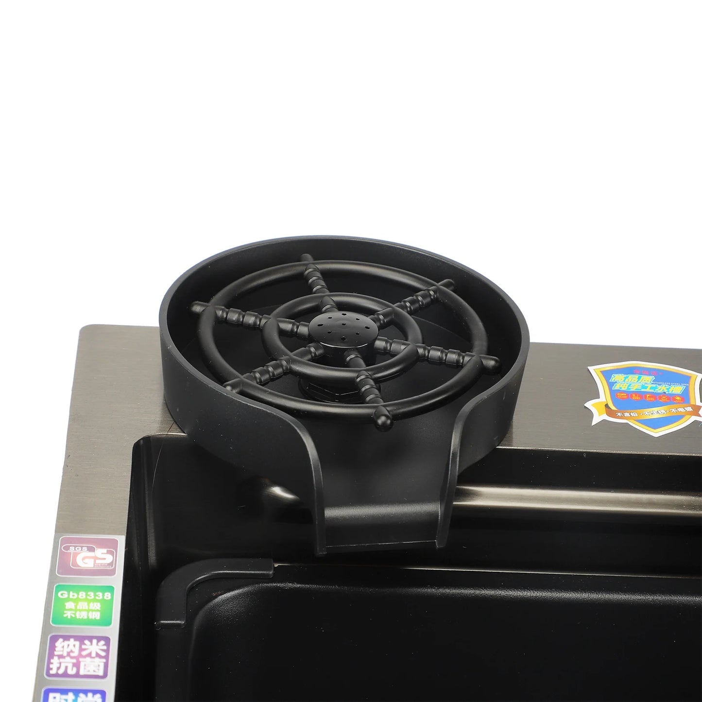 1-Set Küchenspüle, professioneller, moderner, einfacher Stil, verdickt, große Kapazität, Unterbau-Edelstahlspüle für die Küche zu Hause