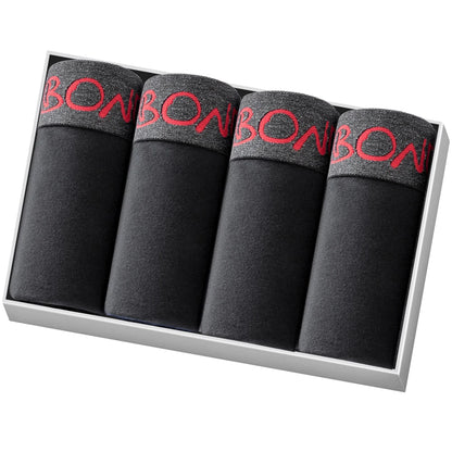 4 stücke Mann Unterwäsche Baumwolle Boxer Shorts Sexy Unterhosen Slip Herren Boxershorts männer Höschen Pack Marke