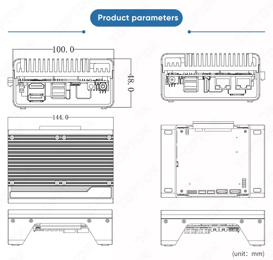 2024 Magic Multi-function Drawing /3D Printing/DIY/Soft Router Mini Pc 12th Gen Intel i3 N305 N100 Four Display 2*HDMI DP Type-C.