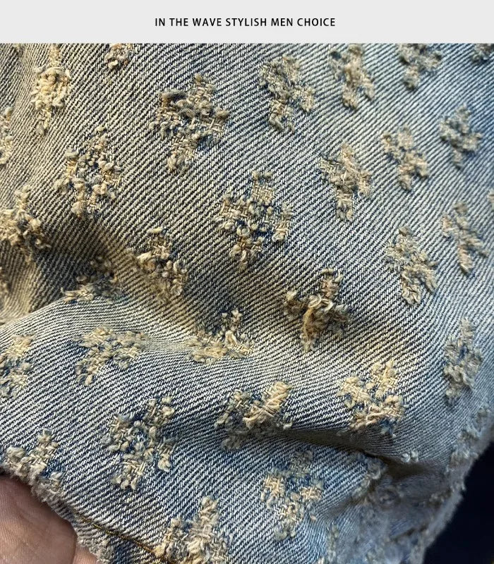 Sommer Schwarz Gewaschene Denim Shorts männer Jeans Shorts Designer High Street Fashion Lose Firt Gerade Bein Männliche Fünfte Hosen