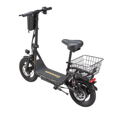 K14 Electric Scooter 500W Peak Motor, 14'' Tires,36V 15.6Ah Battery,32km/h Max Speed,50-60km Range,350W Rated Motor, Disc Brakes.