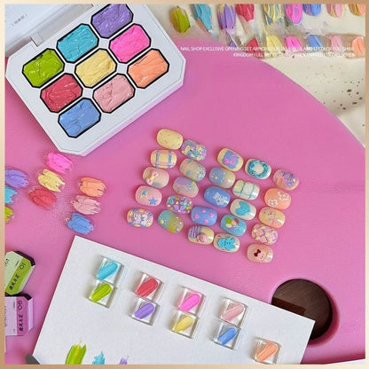 Nail Art UV Oil Paintting Gel for Nails DIY Carve Patterns 3D UV Texture Gel Carving Flowers Accessories for Manicure Tools