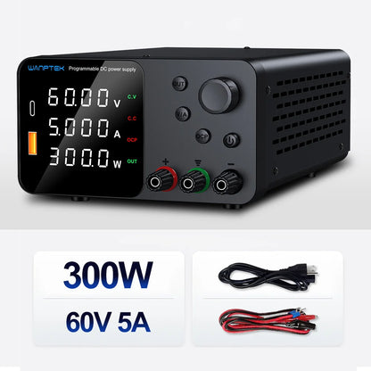Wanptek Laboratory Power Supply Adjustable 30V 5A 30V 10A 60V 5A 120V 3A with Output Short Circuit Alarm DC Power Supply.