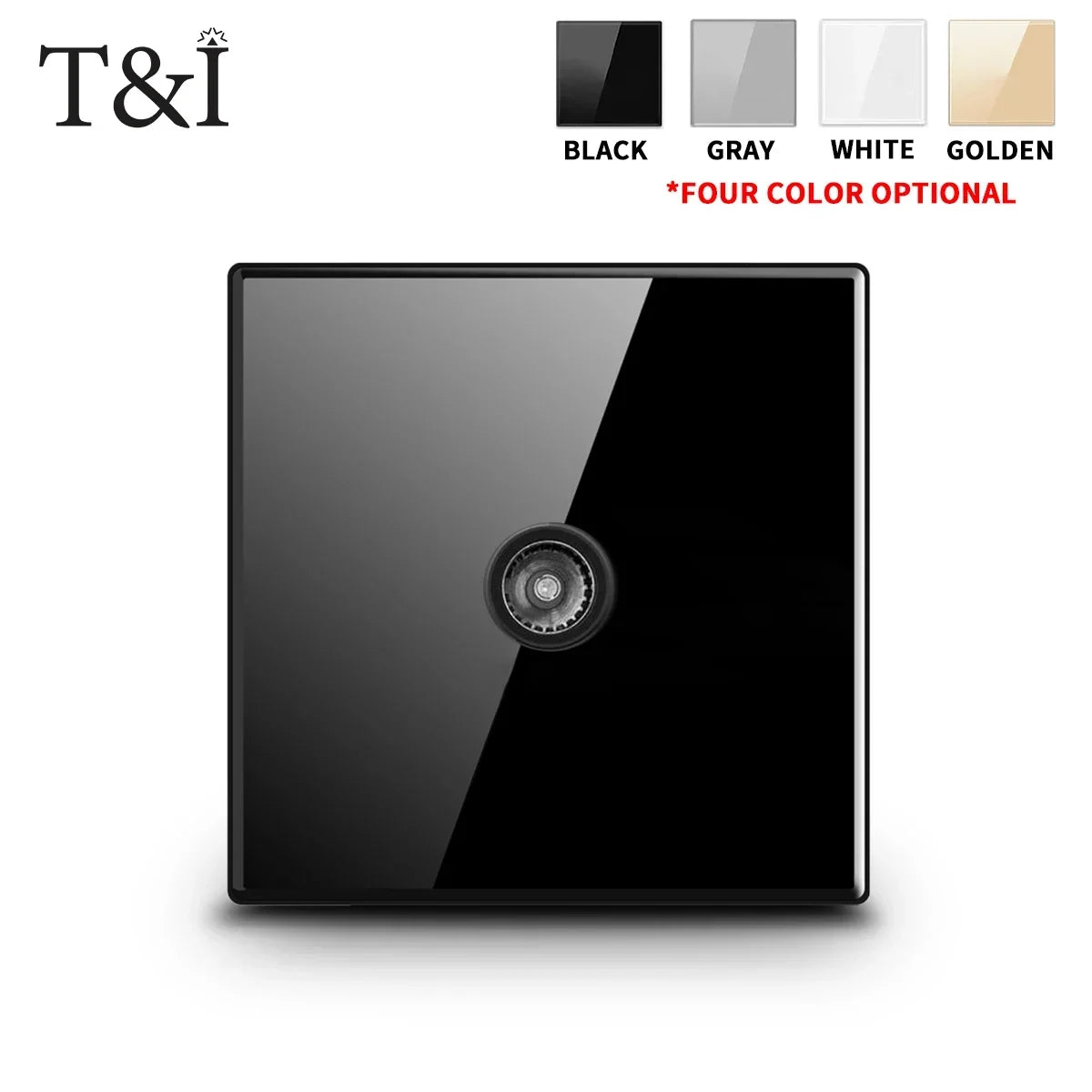 Schaltsteckdose aus gehärtetem Glas, selbstrückstellend, 1 2 3 4 Gang, Wandpaneel nach europäischem Standard nach britischem Standard mit Kontrollleuchte, 86 x 86 mm