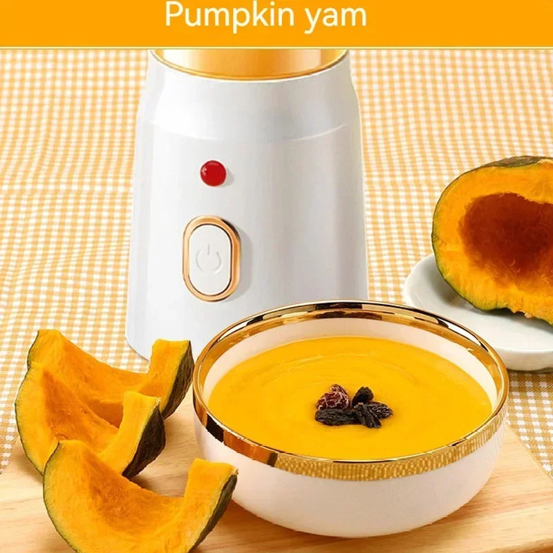 Portable Wireless Blender Electric Fruit Juicer Machine For Orange Ice Crushing 10 Blades Auxiliary Food Machine 1500mA Mixer.