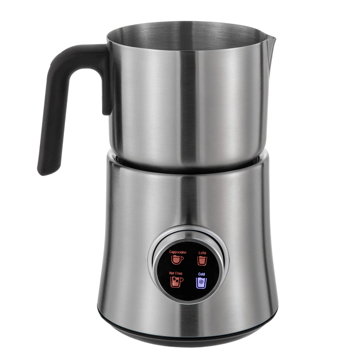 Stainless Steel Milk Frother MF06S | Hot/Cold Froth, Latte/Cappuccino, 900ml Capacity 500W Electric Milk Frother.