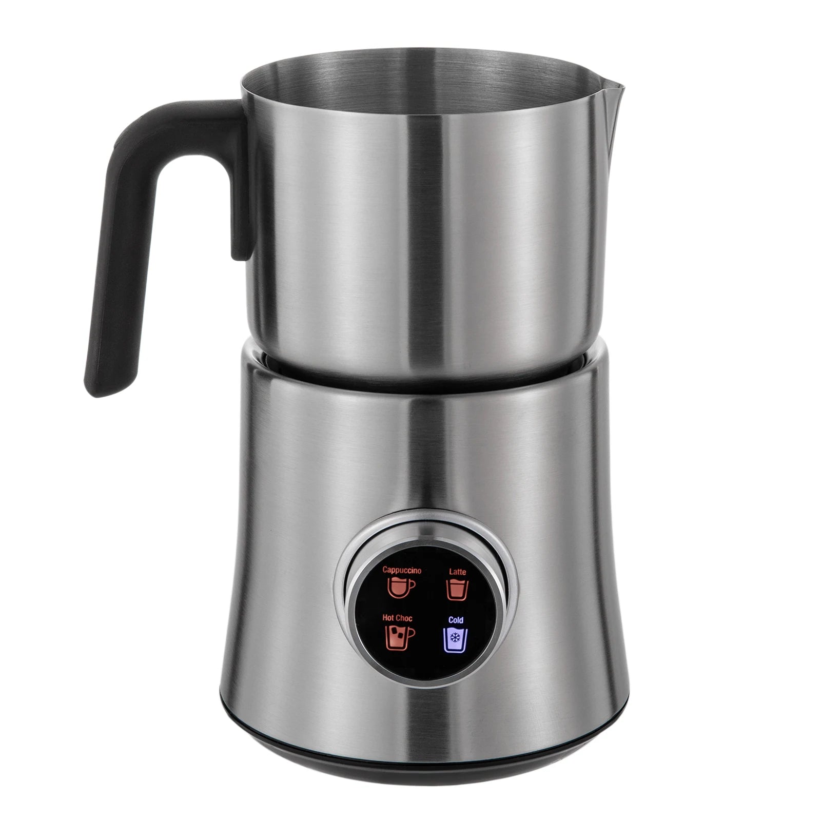Stainless Steel Milk Frother MF06S | Hot/Cold Froth, Latte/Cappuccino, 900ml Capacity 500W Electric Milk Frother.