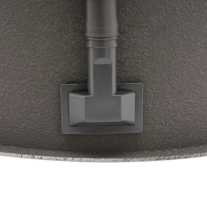 41 cm kreisförmige, vertiefte und vergrößerte Küchenspüle aus Edelstahl 304 mit einer Schüssel