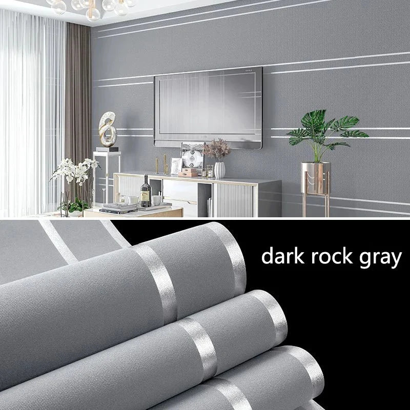 Hirschleder Samt Tapete Nordic Geometrische Muster Streifen Moderne Einfache Wohnzimmer TV Hintergrund Wohnkultur Vlies Wand Papier