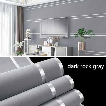 Hirschleder Samt Tapete Nordic Geometrische Muster Streifen Moderne Einfache Wohnzimmer TV Hintergrund Wohnkultur Vlies Wand Papier
