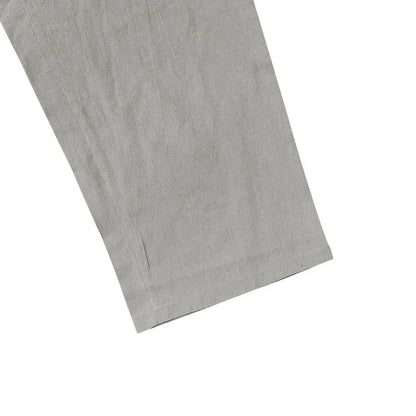 Frühling Sommer Dünne männer Casual Leinen Hosen Strand Stil Kordelzug Gerade Bein Lange Hosen Hochwertige Bequeme Passform