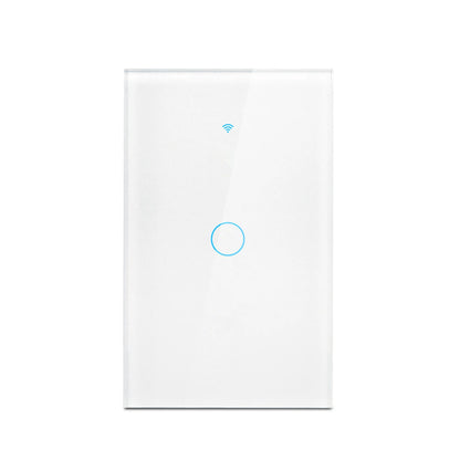 Tuya WiFi US Smart Lichtschalter Wand-Touch-Schalter Neutralleiter/Kein Neutralleiter erforderlich 120-Typ Funktioniert mit Alexa, Google Home.