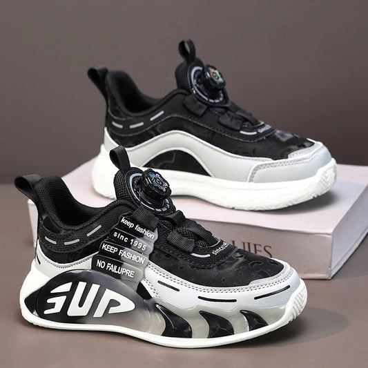 Autumn New Design Children Sneaker Boy Sports Shoes Fashion 4 To 12 Years Kids School Tennis Shoes Boy Casual Sneaker.