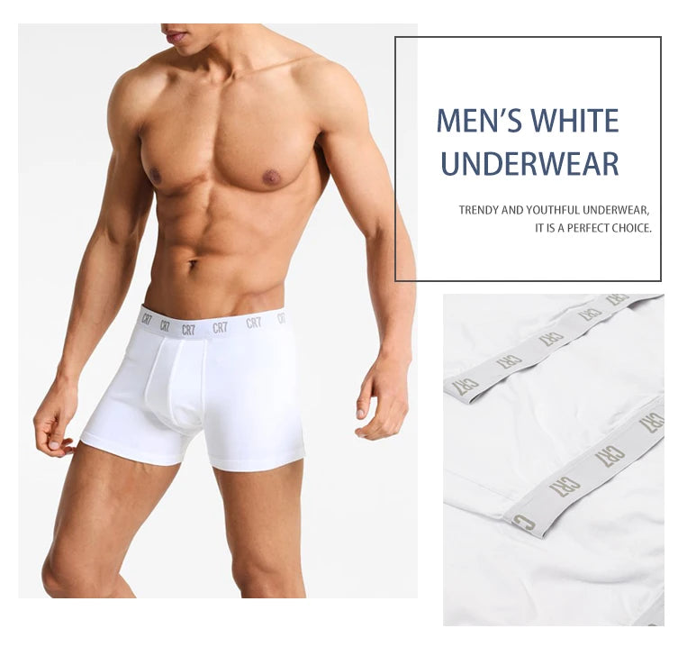 CRIIS SEVEN Boxershorts Hombre Baumwolle Cristiano Ronaldo Herren Sportshorts Unterwäsche Herren Markenboxer Herrenslips Herrengeschenk Unterhose