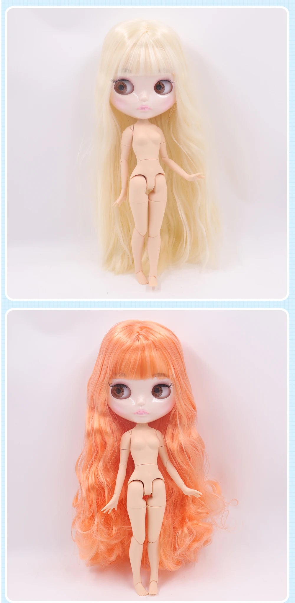 ICY DBS Blyth Doll 1/6 Joint Body 30CM BJD toys Natural shiny face with extra hands AB DIY Fashion Dolls girl gift.