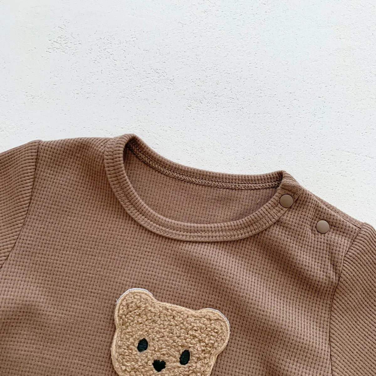 Sommer Baby Strampler Neugeborenes Baby Junge Mädchen Kurzarm Strampler Reine Baumwolle Weiche Waffel Cartoon Niedlichen Bären Body mit Hut.