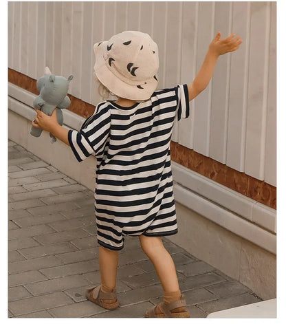 0-24M Neugeborenen Kind Baby Jungen Mädchen Kleidung Drucken Baumwolle Strampler Nette Süße Einteilige Overall Sommer Neue geboren Outfit.