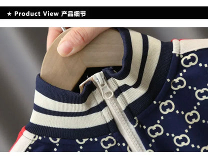 Spring Autumn Boys Clothing Sets Kids Fashion Cotton Coats+Pants 2pcs Tracksuits For Baby Children Sports Suits Toddler 2-12T.