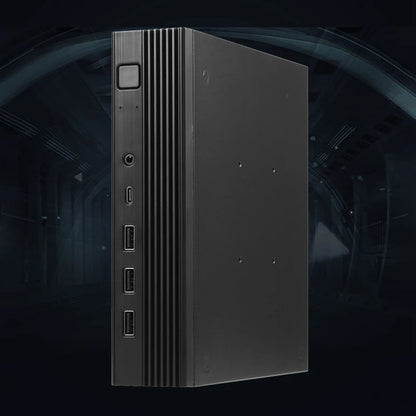 RGEEK TX06 Desktop Mini ITX Case Mini Game Computer Chassis HTPC Cases Stand For MINI-ITX Ultra-Thin Motherboard.