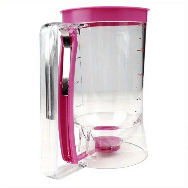 1 Pcs 900ml Batter Dispenser Hand-held Graduated Funnel Pastry Dough Dispensador For Pancake Cupcakes Cake.