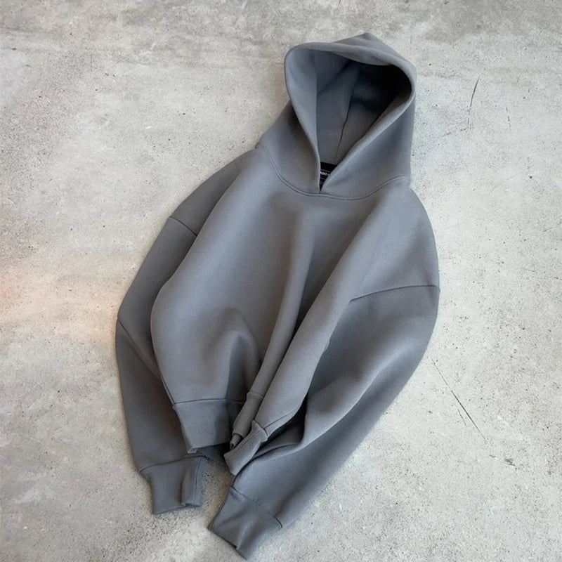 High Street Gothic Einfarbig Sweatshirt Anzug Punk Harajuku Vintage Hip Hop Rock Tasche Casual Streetwear Y2K männer Jogginghose