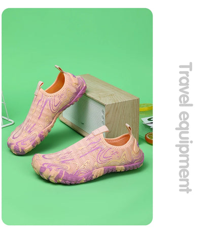 Kids Students Barefoot Quick-Drying Beach Swimming Aqua Shoes Boys Girls Fitness Running Shoes Summer Parent-child Water Shoes