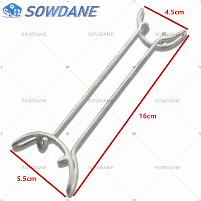 1 piece Dental Implant Lip & Cheek Retractor Orthodontic Surgical Mouth Opener Instrument Autoclavable Stainless Steel