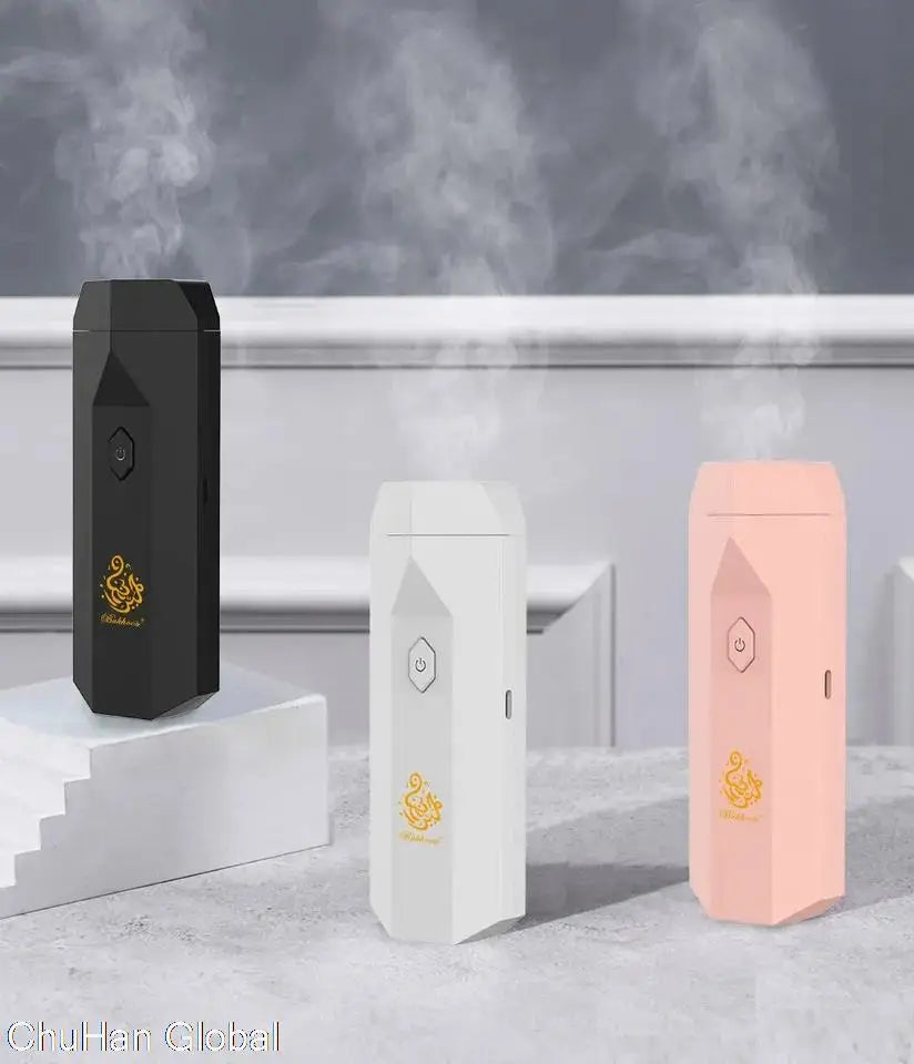 ChuHan Newest Electric USB Portable Incense Burner Muslim Aromatherapy Device Dukhoon Arabic Bakhoor Burner  With Comb Set.