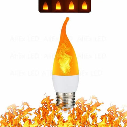 USB LED E27 Flamme Glühbirne Feuer E14 lampe Mais Birne Flackern LED Licht Dynamische Flamme Wirkung 3W 5W 7W 9W 110V-220v für Home Beleuchtung