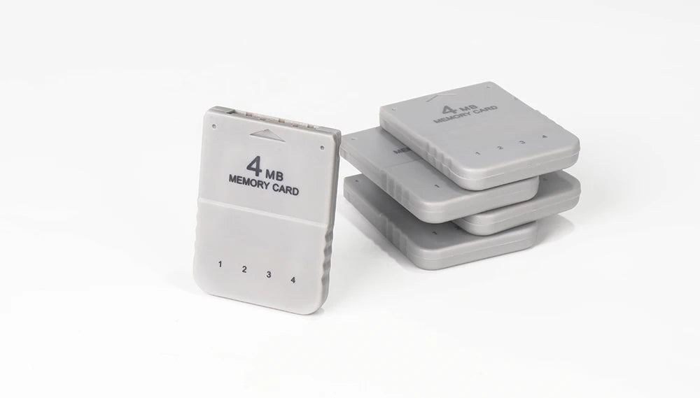 BlueRetro 1PC/2PC 4M Memory Card For PS1 Save Game Card  For PlayStation1 PS One Game Consoles Data Saving Progress Memory Card.