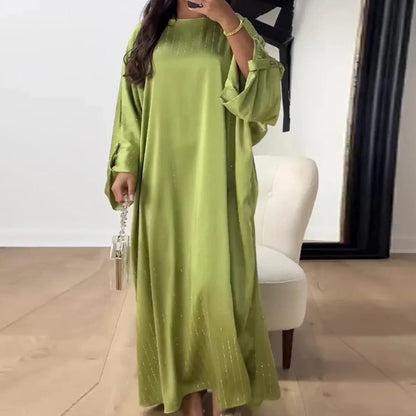 2024 Luxus Dubai Abaya Kleid für Muslimische Frauen Ramadan Eid Saudi-Arabien Party Jalabiya Kleidung Islamische Türkei Modest Lange Robe.