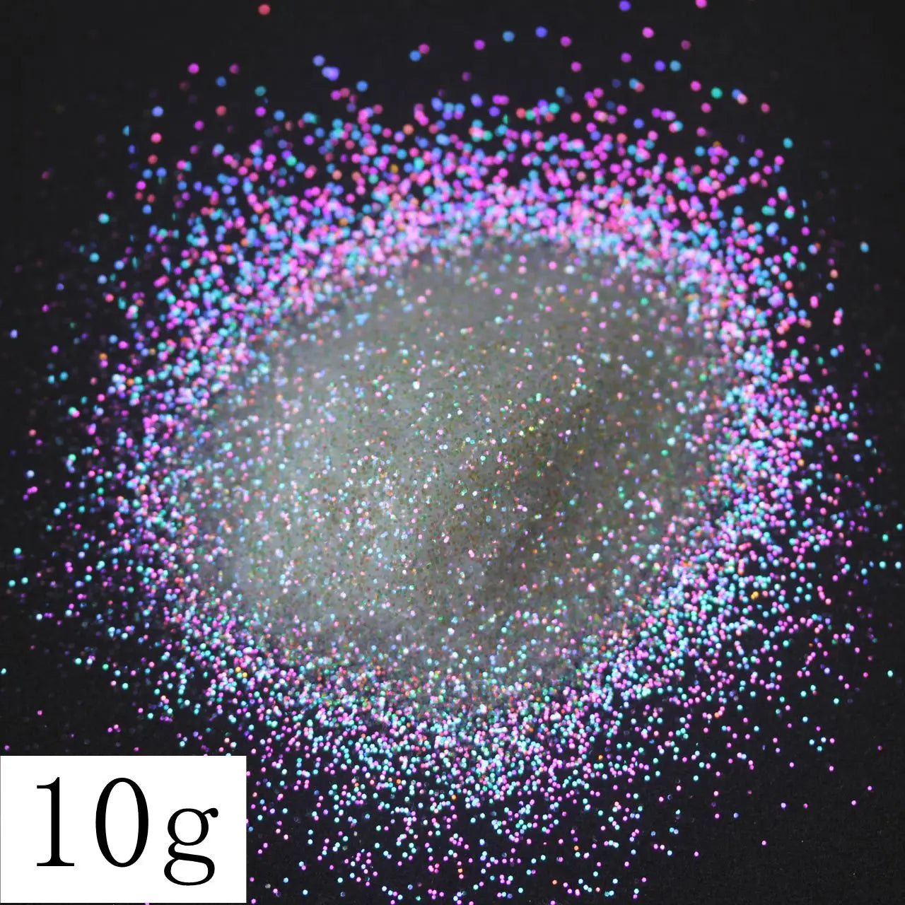 Ultra Fine Colorful Spark - Solvent Resistant White Iridescent Glitter -  - 015 Size, 0.5 mm