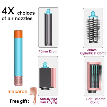 6IN1 Multi Hair Styler, 1300W High Power, Combines Drying, Straightening and Curling Functions, Suitable for Home and Salon Use